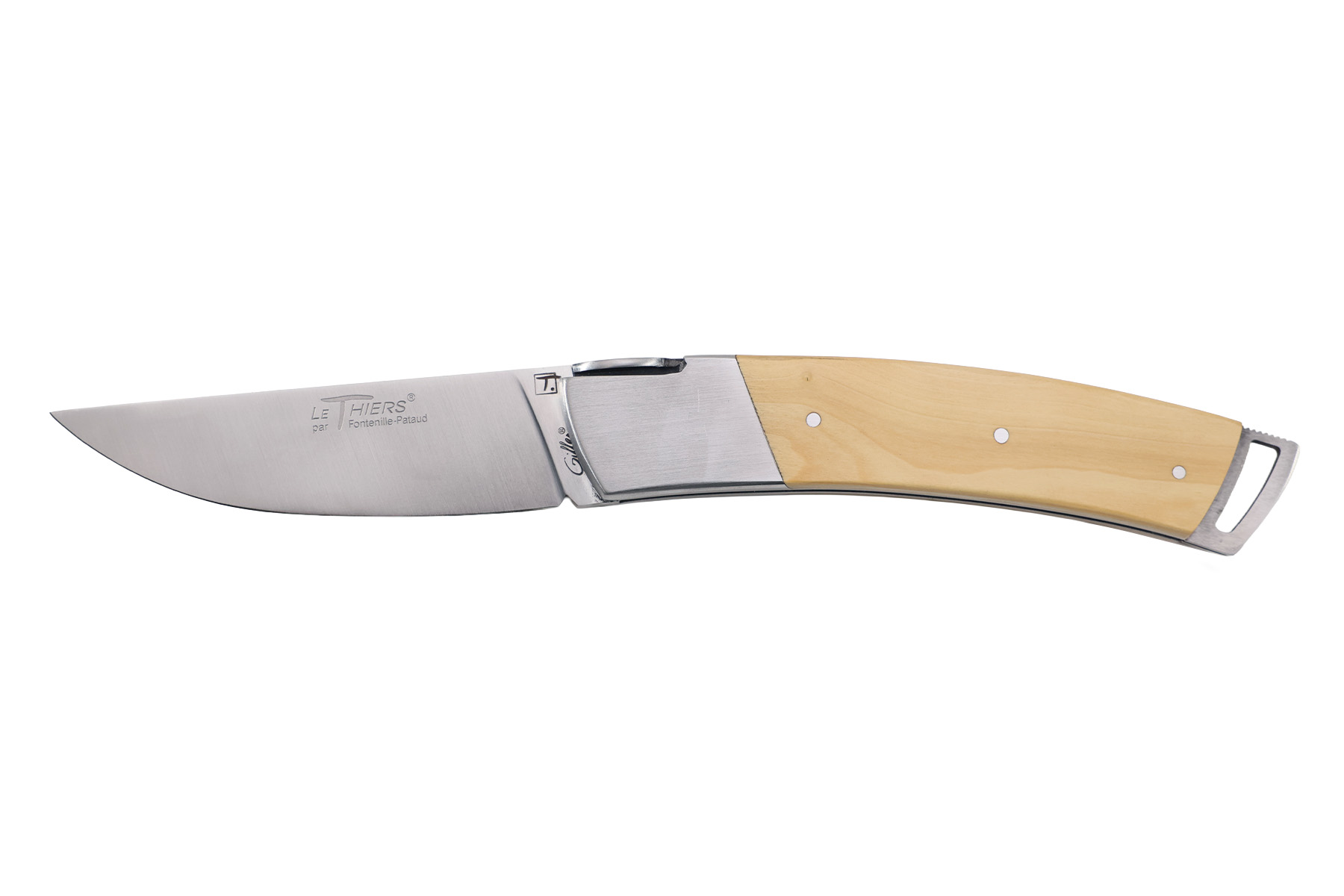 Couteau Le Thiers Gilles Gentleman Fontenille Pataud - manche 12 cm - Buis