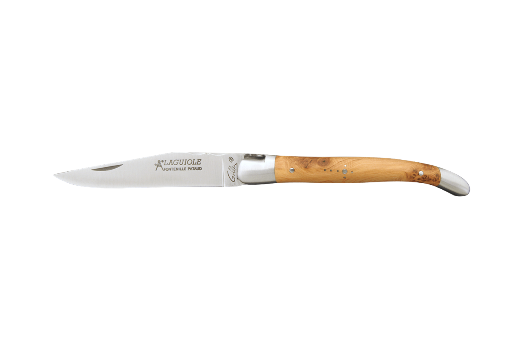 Couteau Laguiole Gilles Fontenille Pataud Tradition - manche 11 cm genévrier