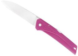 Couteau pliant KIANA de Florinox - manche 11 cm polyamide chargé en fibre de verre rose motif mer