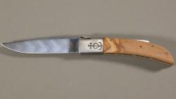Couteau régional Le Camarguais n°12 trident Forgé- 10,5 cm Olivier