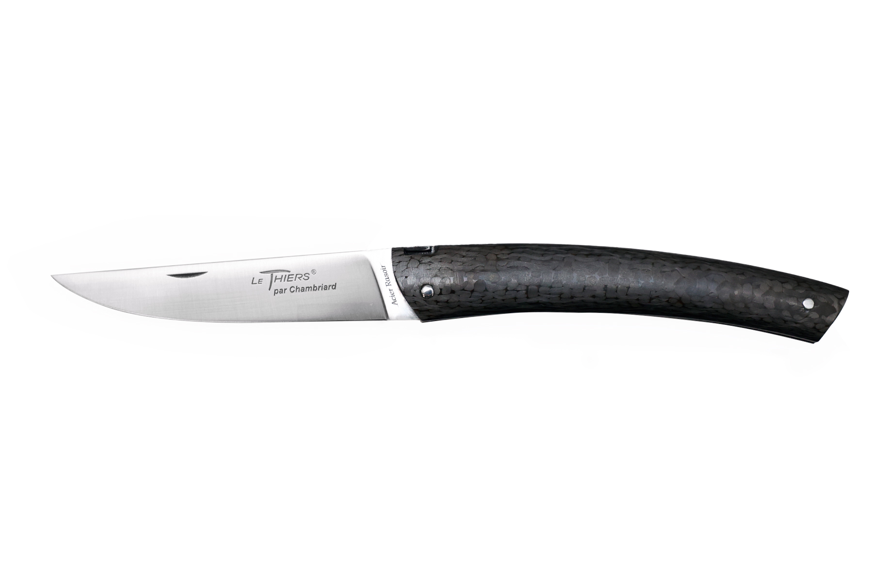 Couteau le Thiers par Chambriard "Compagnon extra-light" manche tout carbone