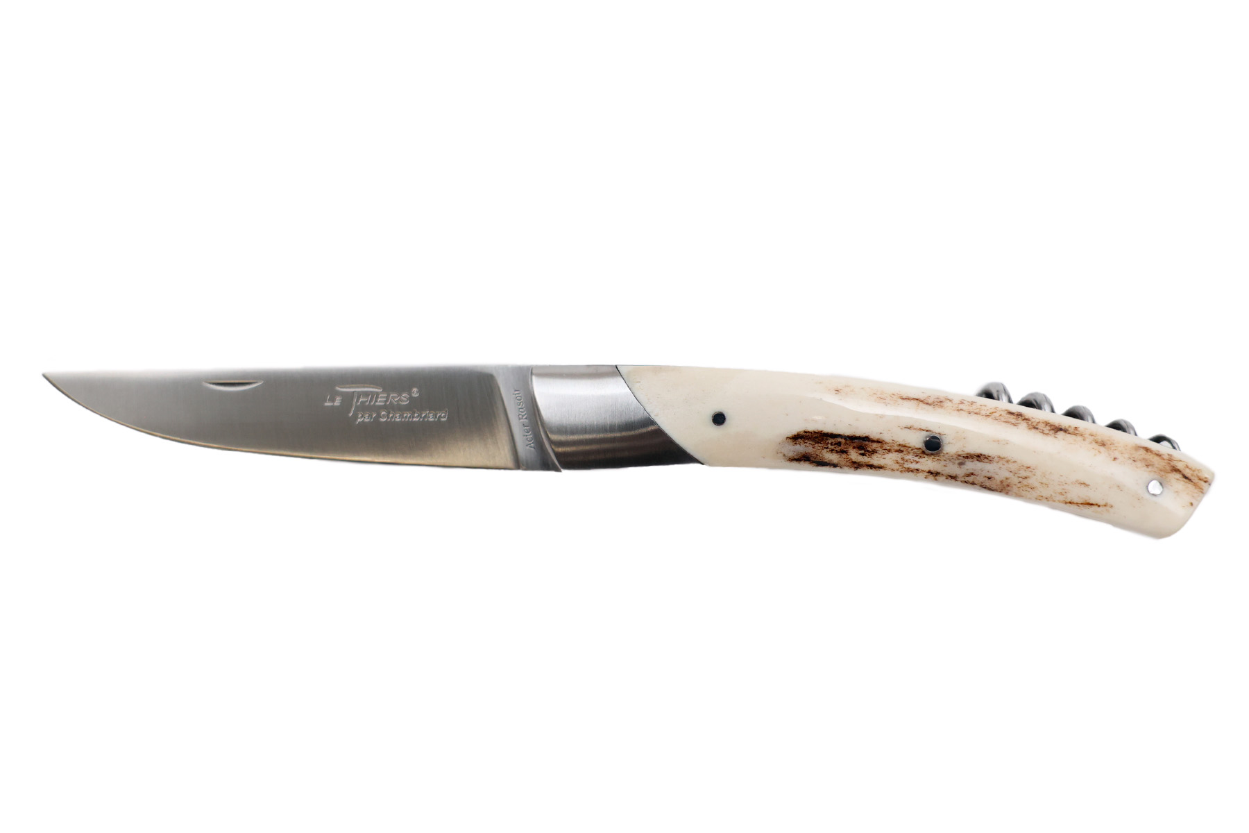 Couteau le Thiers par Chambriard "Grand Cru" manche en bois de cerf