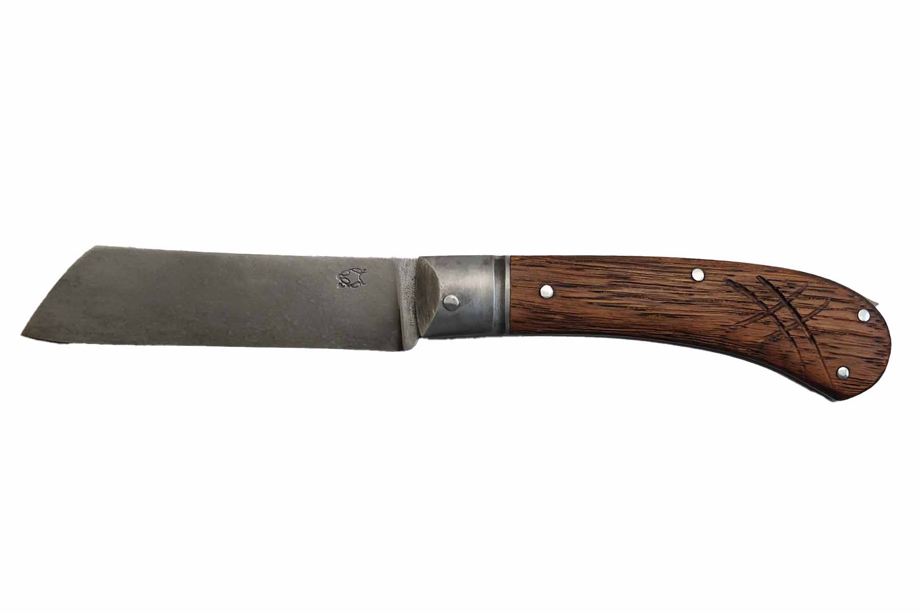Couteau pliant Artisanal cran plat de P-H Monnet - hickory