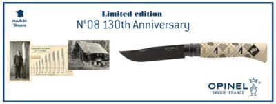 Couteau Opinel n°8 Édition Limitée Anniversaire 130 ans