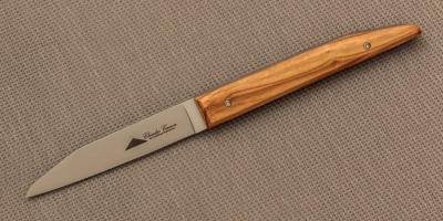 Couteau Charles Canon - manche 12 cm en olivier