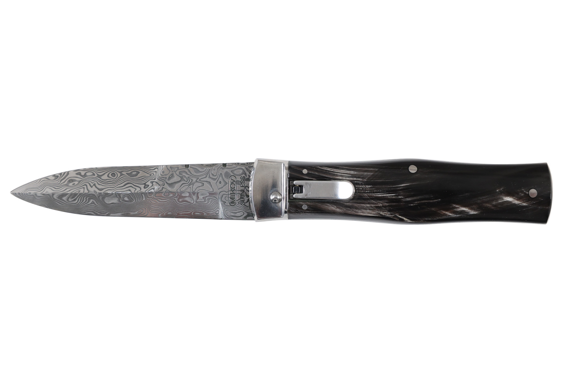 Couteau automatique Mikov Predator Damas - corne de buffle
