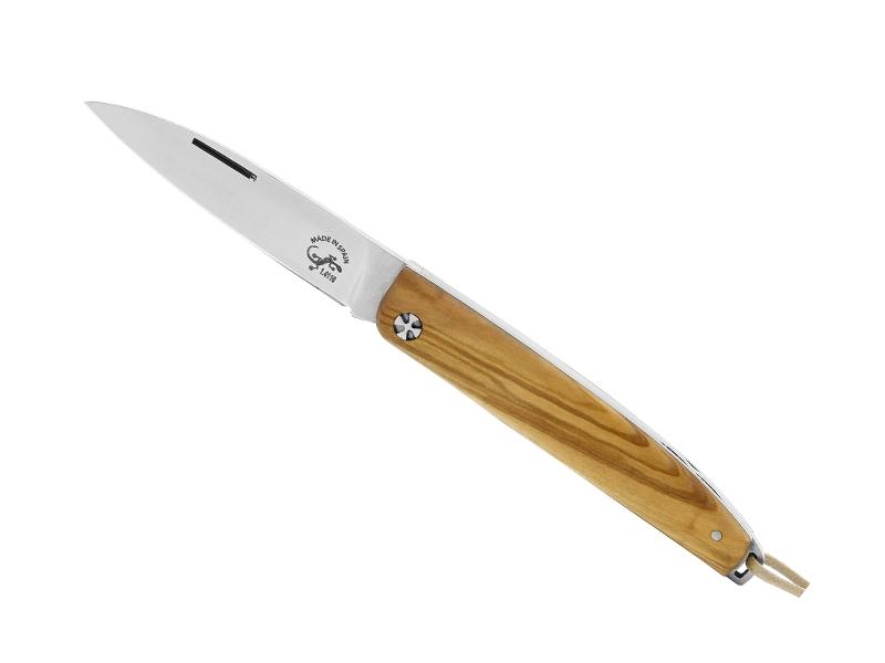 Couteau Salamandra - manche 10 cm olivier