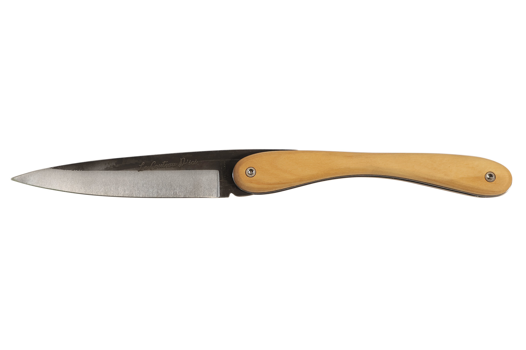 Couteau Laguiole en Aubrac Le couteau d'Ici - Olivier