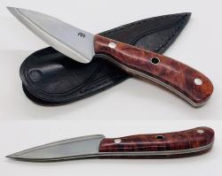 Couteau artisanal de Mariano Yannoni - San Maï - Érable stabilisé