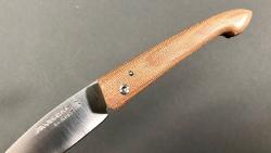 Couteau Le Grat en platane par la coutellerie Savignac