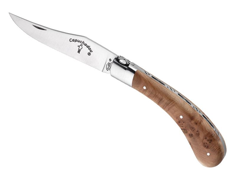 Couteau  pliant Le Capuchadou Fontenille-Pataud - manche 12 cm genévrier