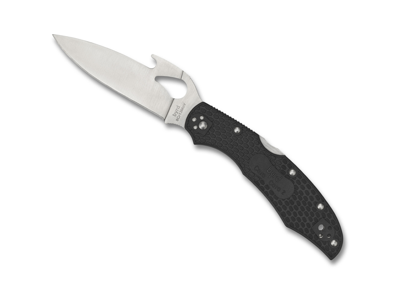 Couteau Byrd Cara Cara 2 wave -  manche 12 cm nylon/fibre de verre noir