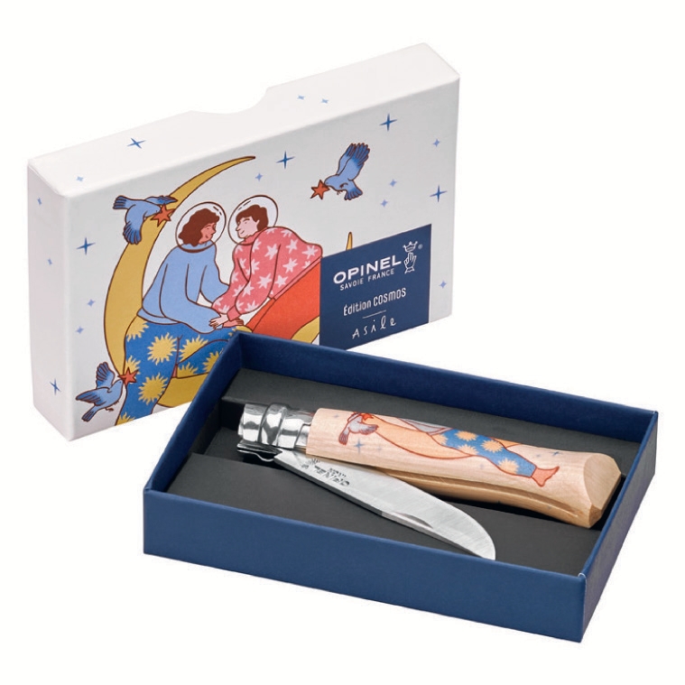 Couteau Opinel N°8 Édition Cosmos par Asile - Série limitée