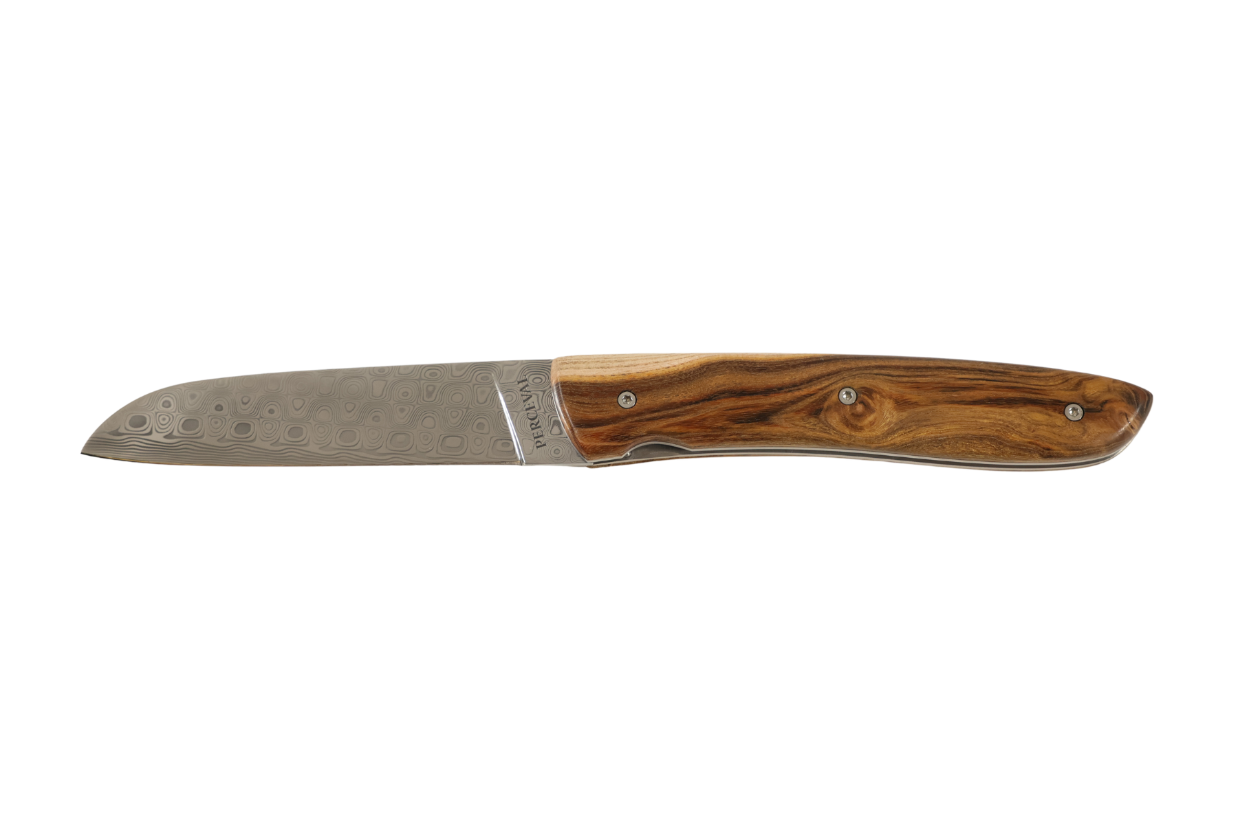 Couteau Perceval Le "L08" - Damas Pistachier