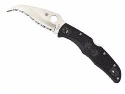 Couteau pliant Spyderco Matriarch 2 - manche 13 cm nylon/fibre de verre noir