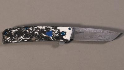 COUTEAU PLIANT BENCHMADE TENGU FLIPPER DESIGN JARED OESER