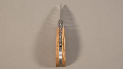 Couteau régional Le Camarguais n°12 trident Forgé- 10,5 cm Olivier