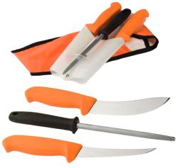 TROUSSE DE CHASSE MORA - 2 COUTEAUX FIXE MORA + FUSIL