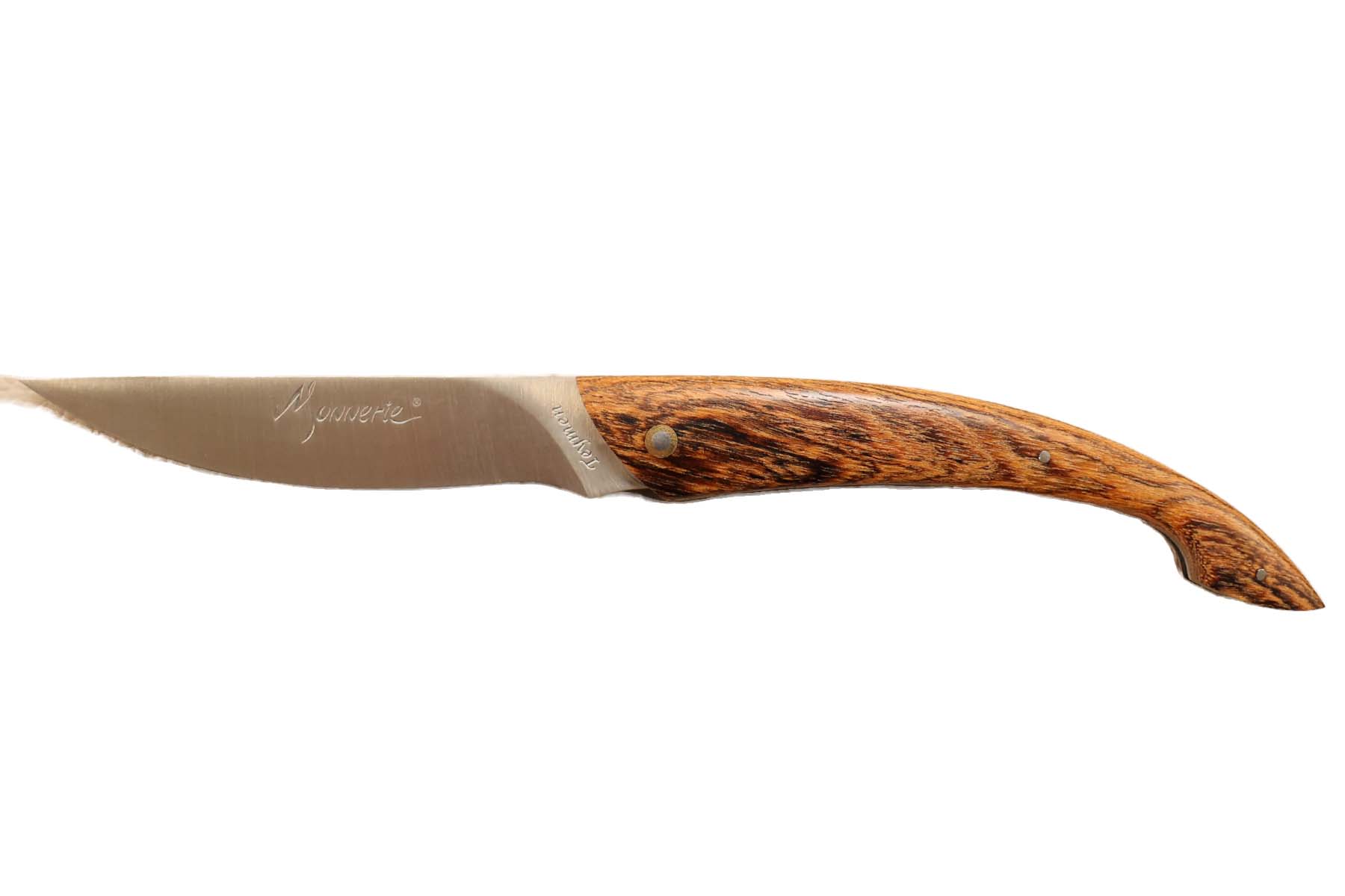 Couteau pliant artisanal modèle Monnerie de la coutellerie Teymen - bocote