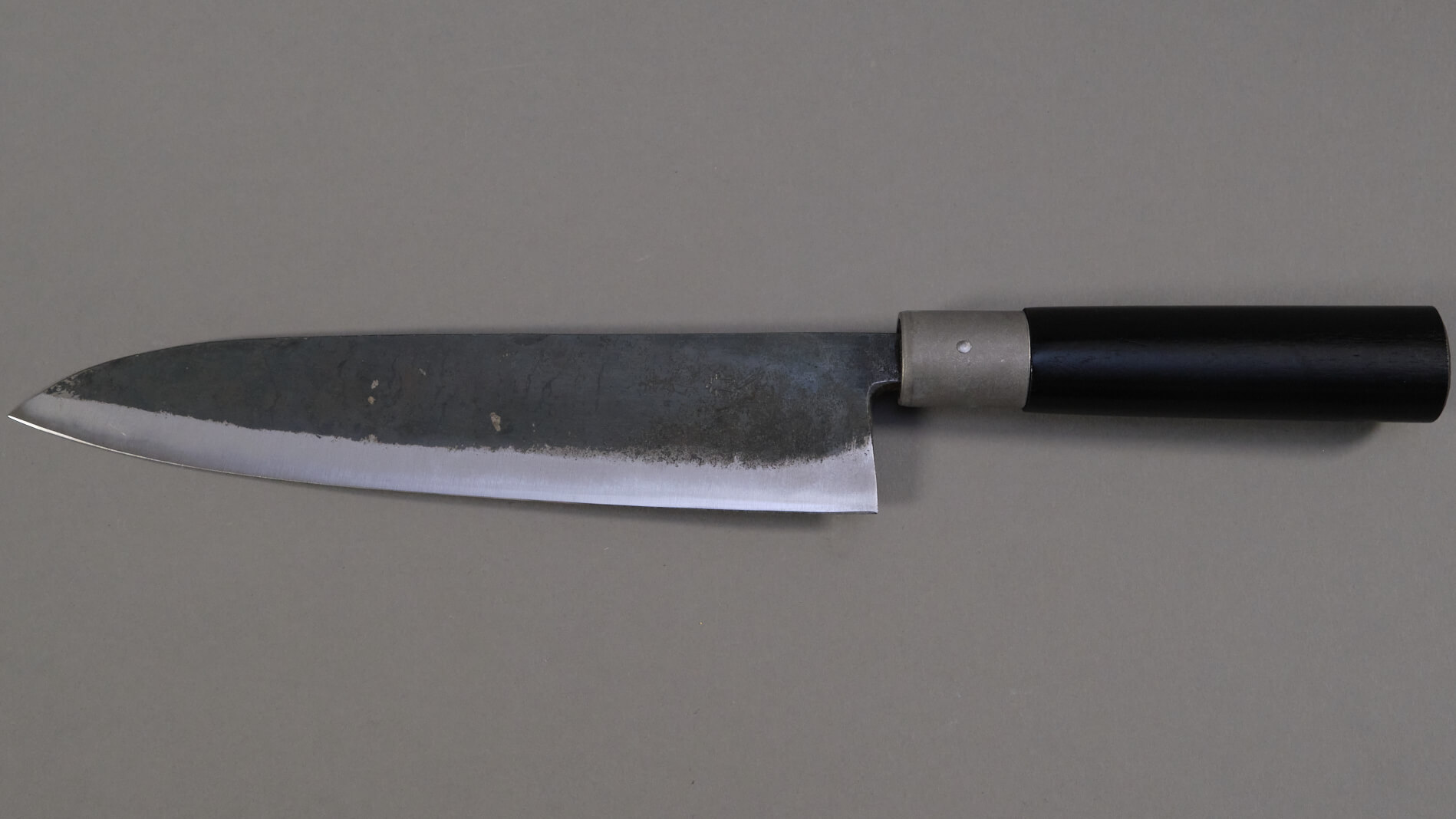 Couteau artisanal Japonais Haiku Kurouchi 21 cm Chef