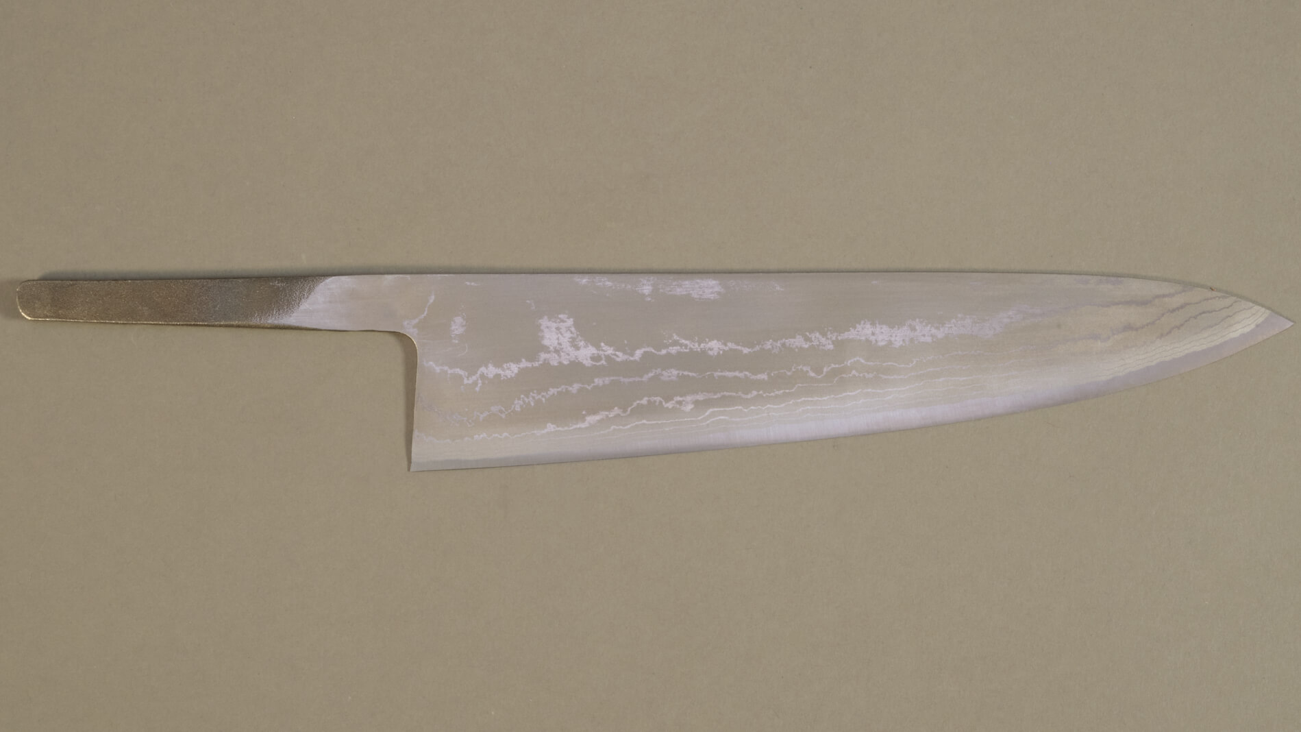 Lame à monter japonaise  White Paper steel damas - Gyuto 180 mm