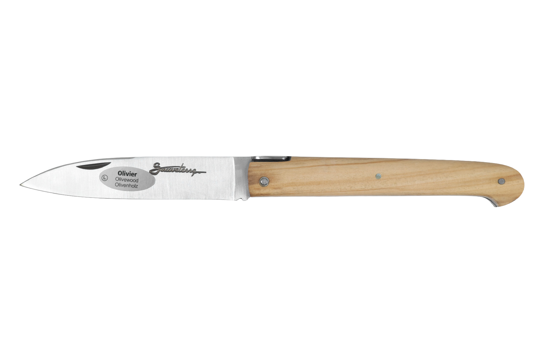 Couteau Sauveterre plein manche 11 cm - Olivier