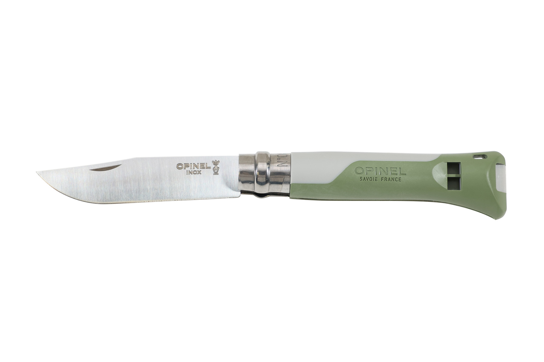 Couteau Opinel N°08 Horizon - Kaki - Lame inoxydable