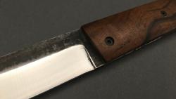 Couteau artisanal de Julien Maria - Le Mesclun noyer