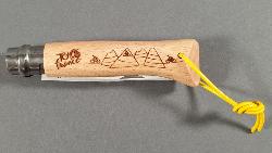 Couteau Opinel n°8 Tour De France 2021 en bois de Hêtre