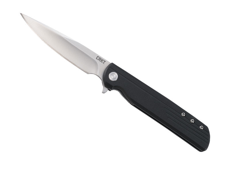 Couteau pliant CRKT LCK + - manche 10,5 cm nylon/fibre de verre noir