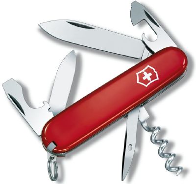 VICTORINOX TOURIST ROUGE offre logo and ko