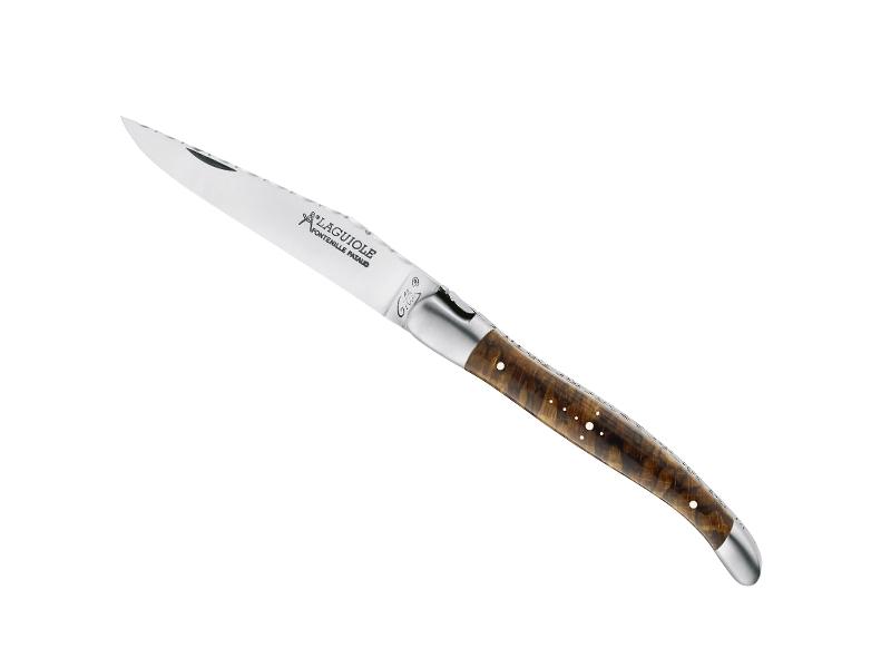 Couteau Laguiole Gilles Fontenille Pataud Tradition - manche 13 cm hètre debout stabilisé