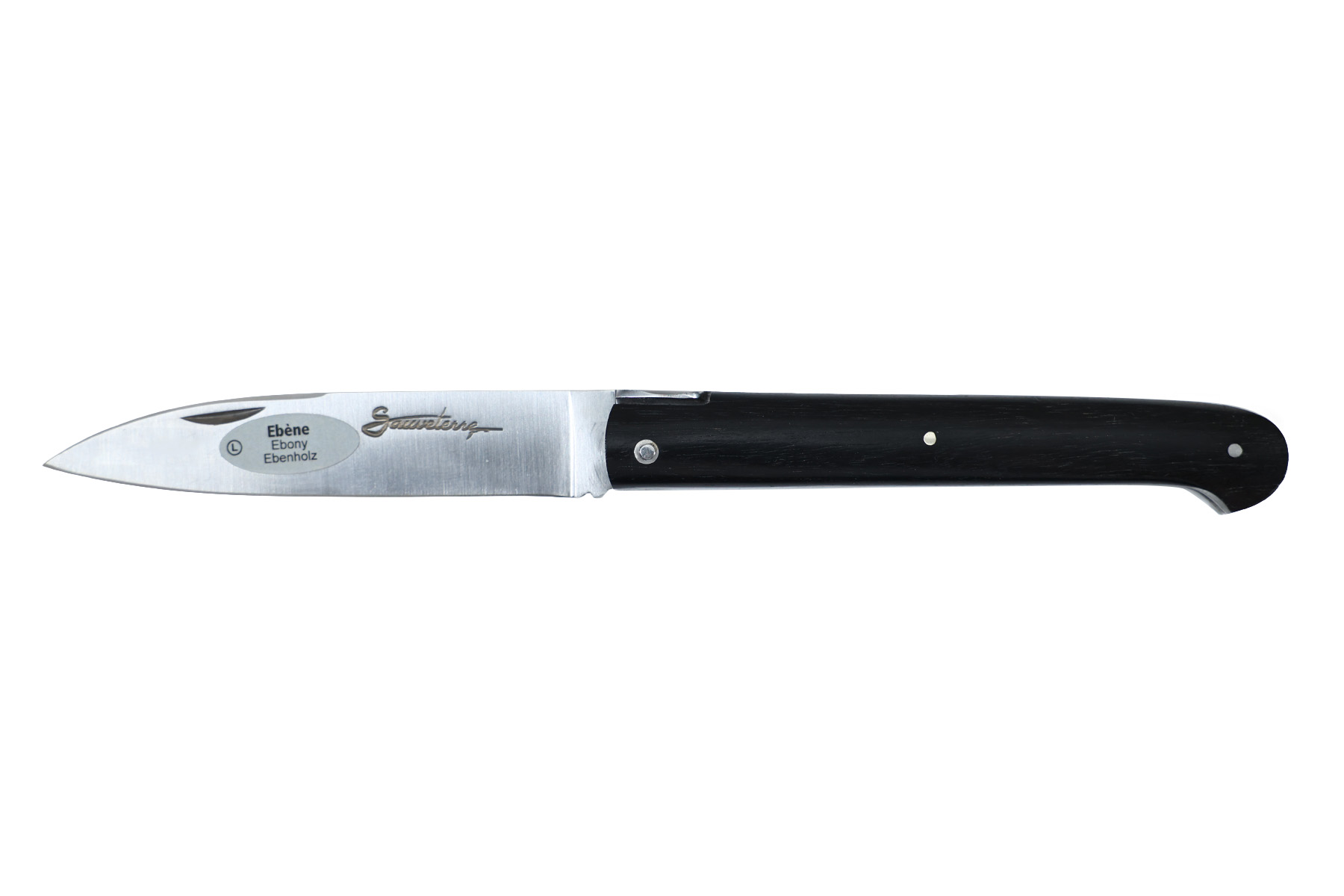 Couteau Sauveterre plein manche 11 cm - ébène