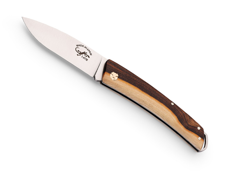 Couteau Salamandra - manche 9 cm pistachier