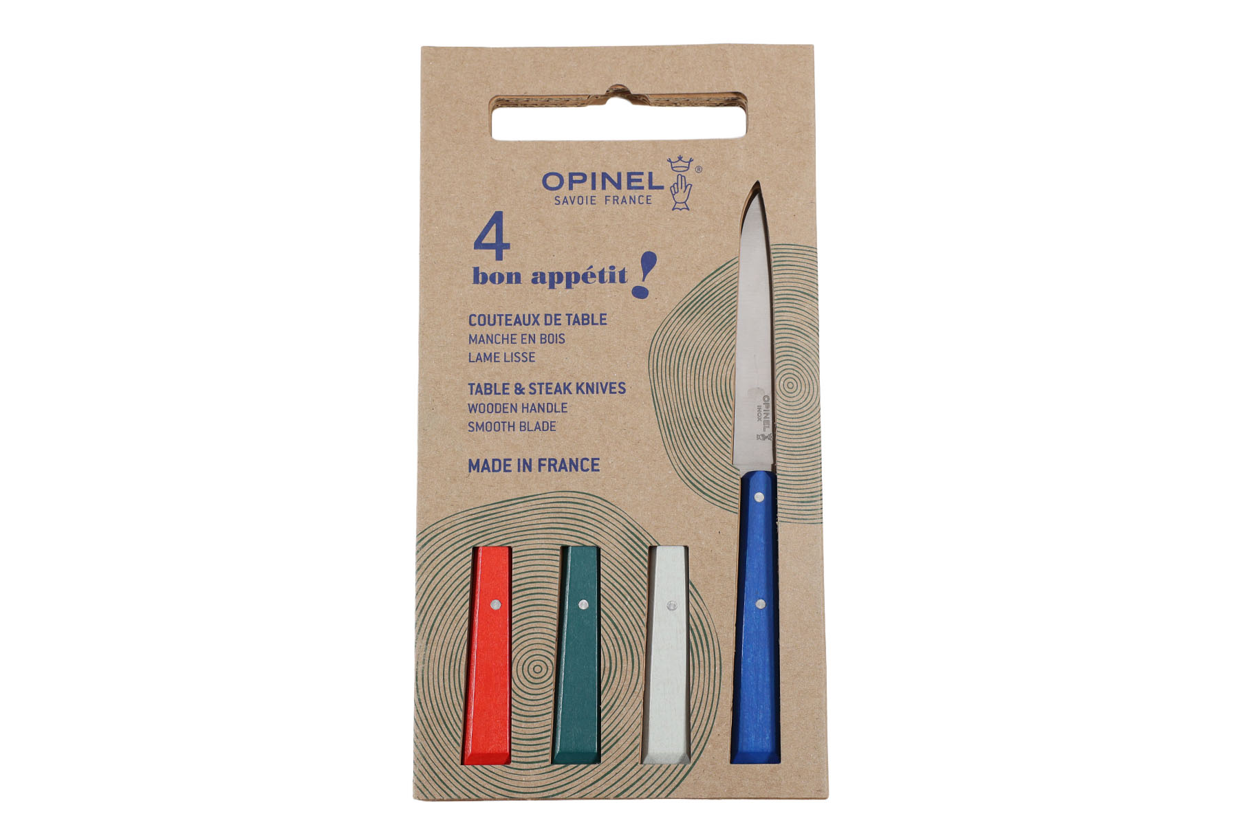 Coffret Opinel Bon Appétit bistrot - 4 couteaux de table