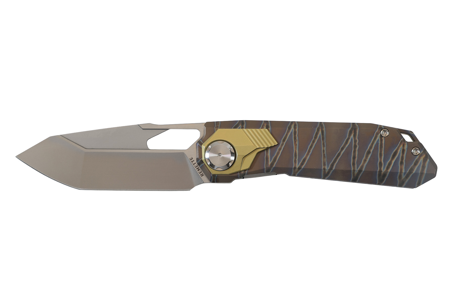 Couteau pliant Remette RTT1-CX - titane