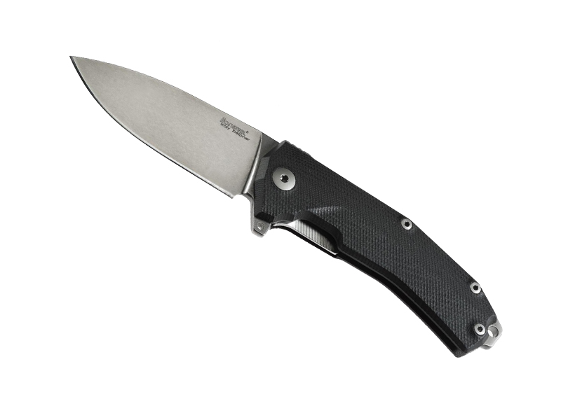 Couteau pliant Lionsteel Kur - manche 12 cm G10 noir