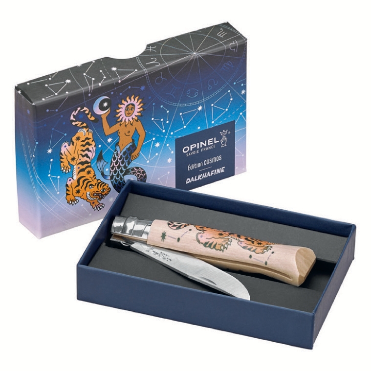 Couteau Opinel N°8 Édition Cosmos par Dalkhafine - Série limitée