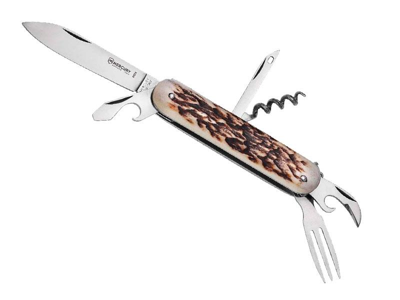 Couteau Mercury 10 cm 6p cerf