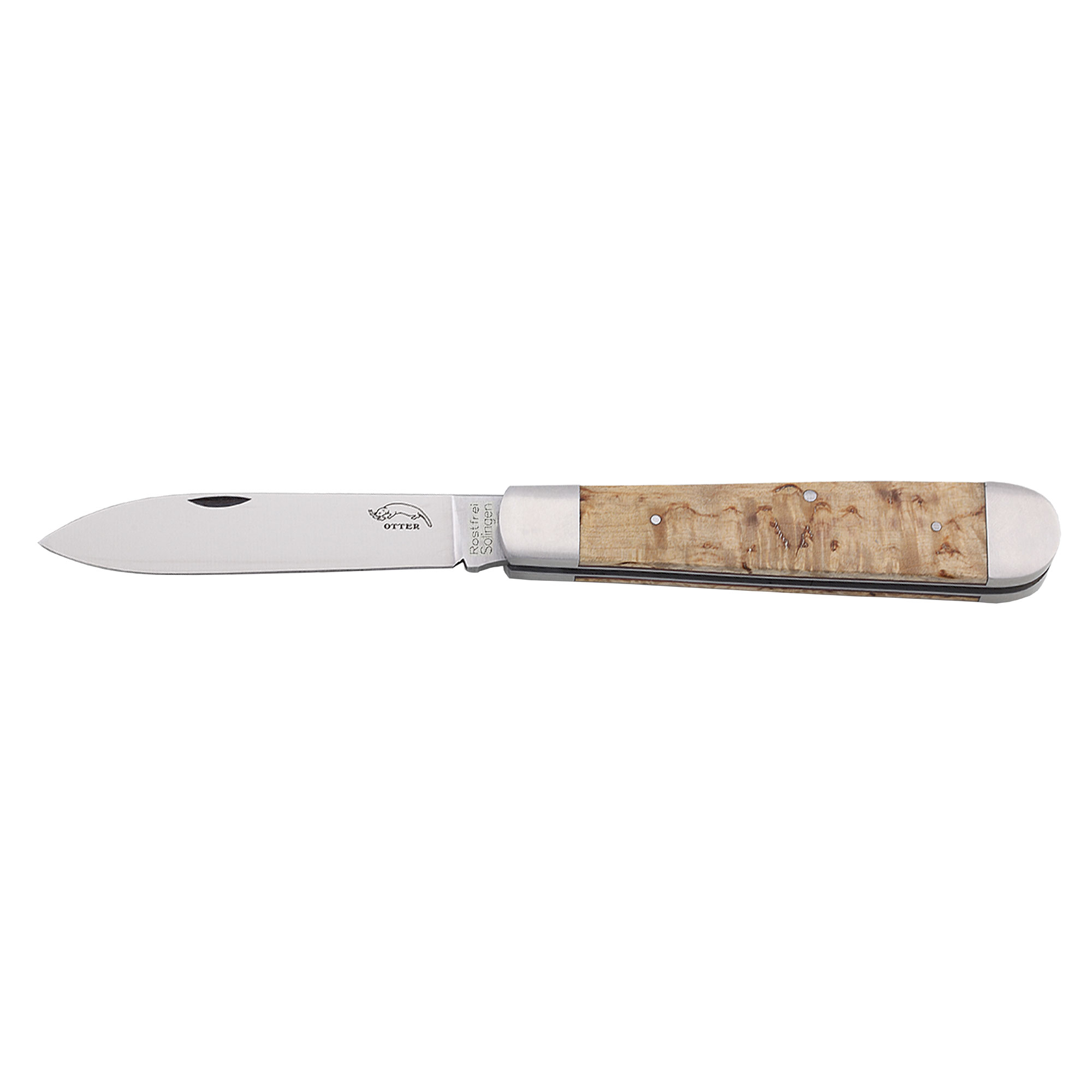 Couteau pliant Otter Levin - manche 10.5 cm bouleau