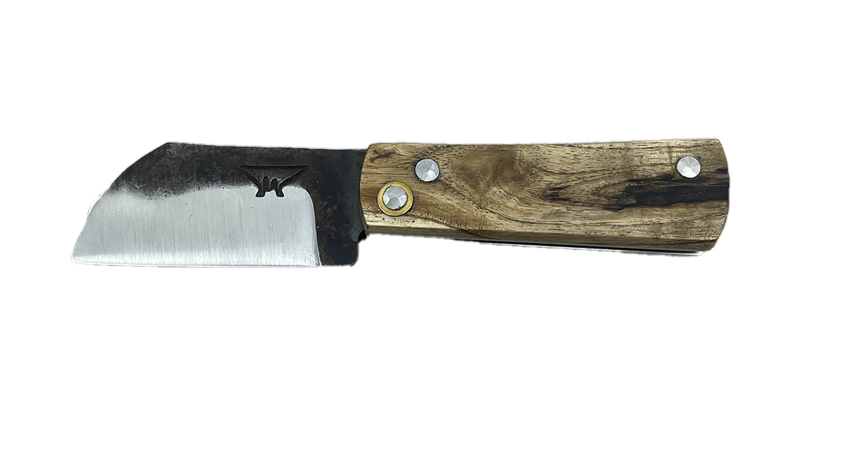 Couteau pliant artisanal de Frédéric Marchand - sumac