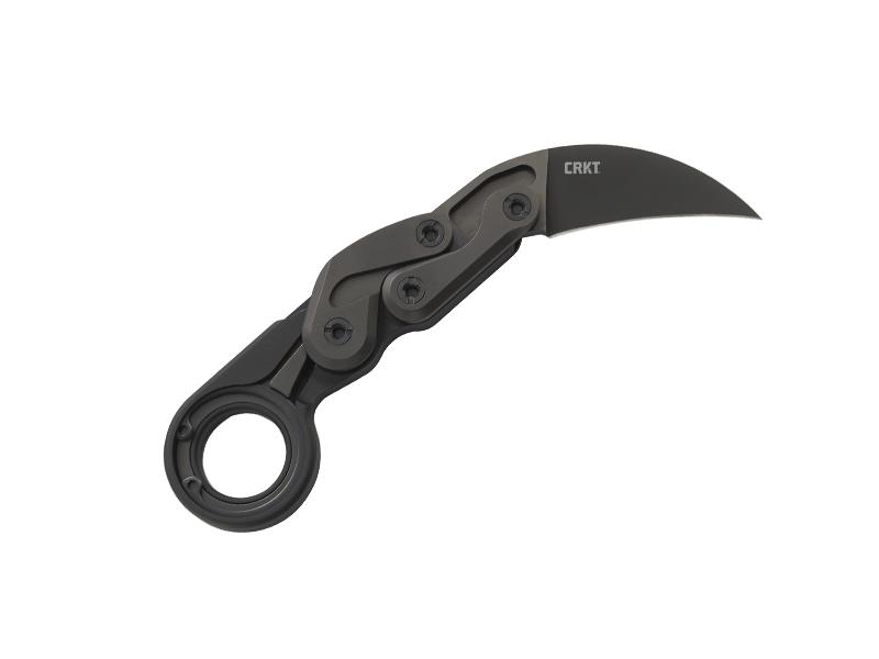 Couteau pliant Karambit CRKT  Provoke - manche 12,5 cm aluminium noir