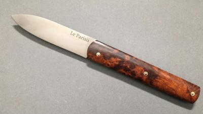 Couteau pliant le "Parisii" -  bois de fer d'Arizona