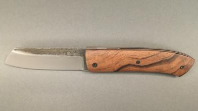 Couteau artisanal de Julien Maria - Le Mesclun noyer