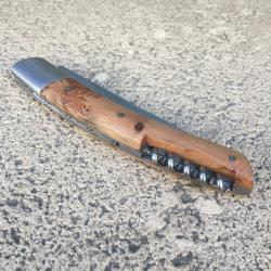 Couteau "Le Thiers" + tire-bouchon 12 cm manche genévrier de BJB
