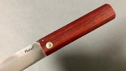 Couteau artisanal Fréderic Maschio L'Okto - padouk
